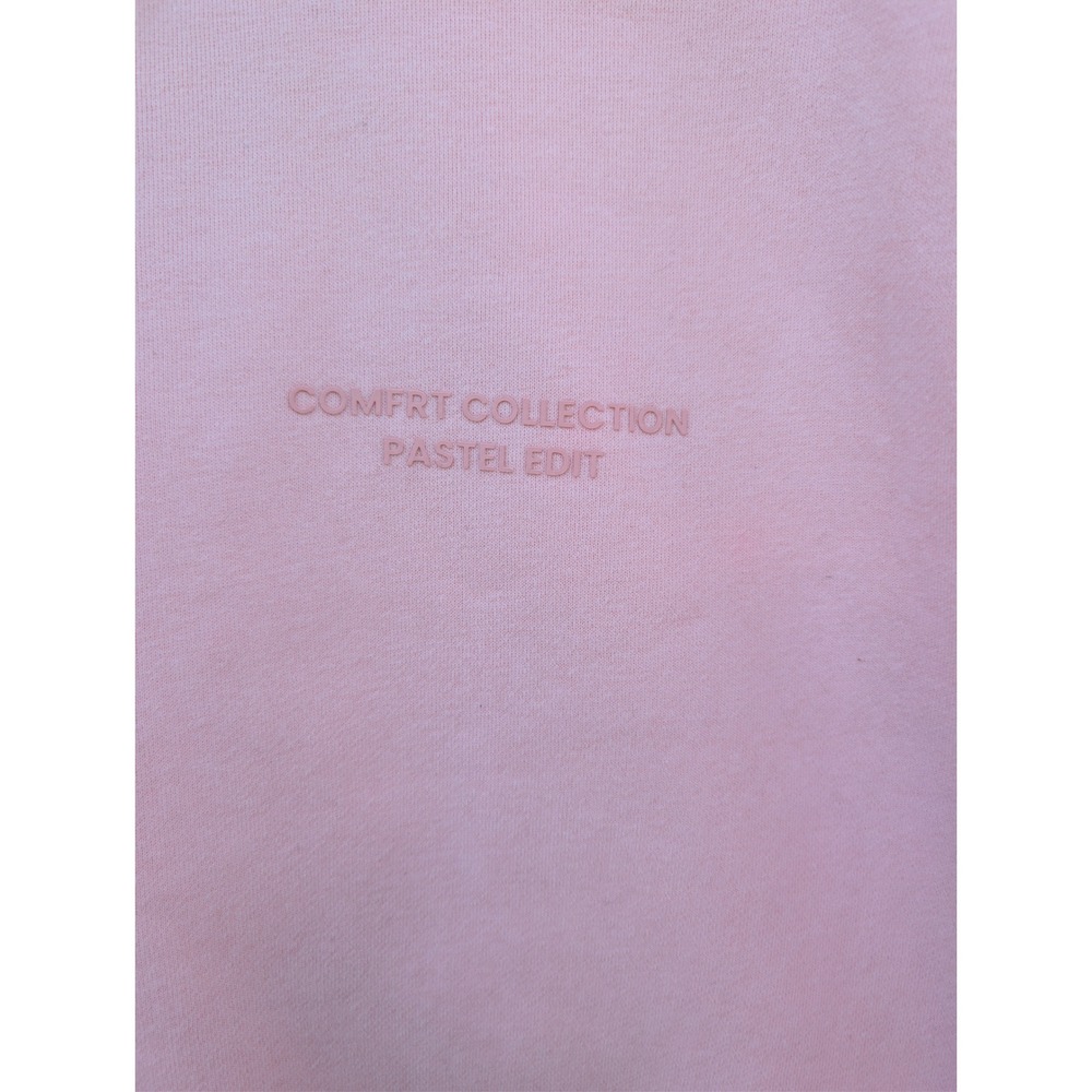 COMFRT Pastel Crew Collection Oversized Sweatshirt Womens S Pink Cotton Blend - Picture 4 of 8